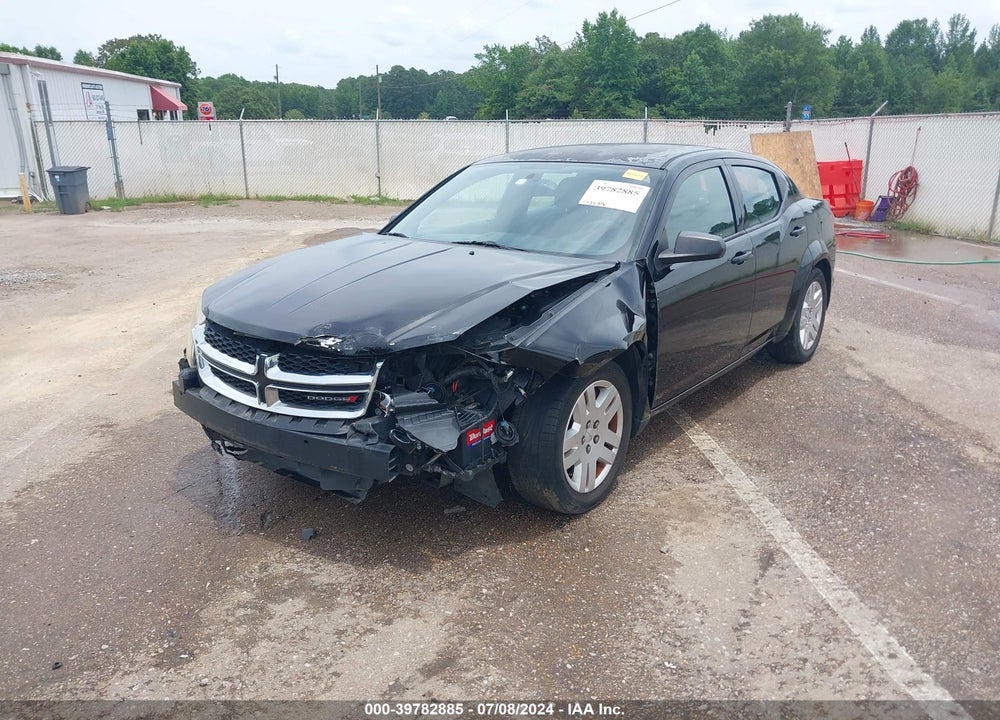2012 DODGE AVENGER SE VIN: 1C3CDZAB8CN227681