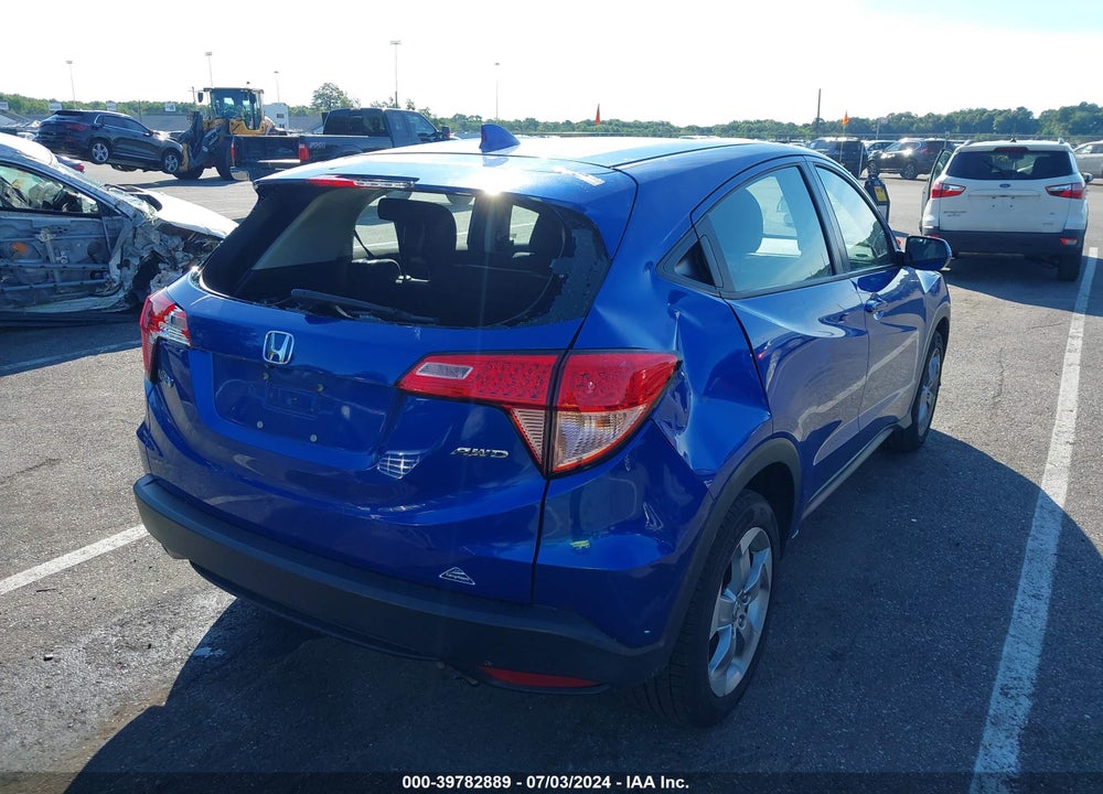 2018 HONDA HR-V LX VIN: 3CZRU6H36JG729138