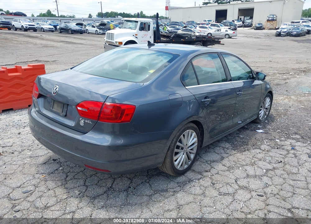 2011 VOLKSWAGEN JETTA 2.5L SEL VIN: 3VWLZ7AJXBM374180