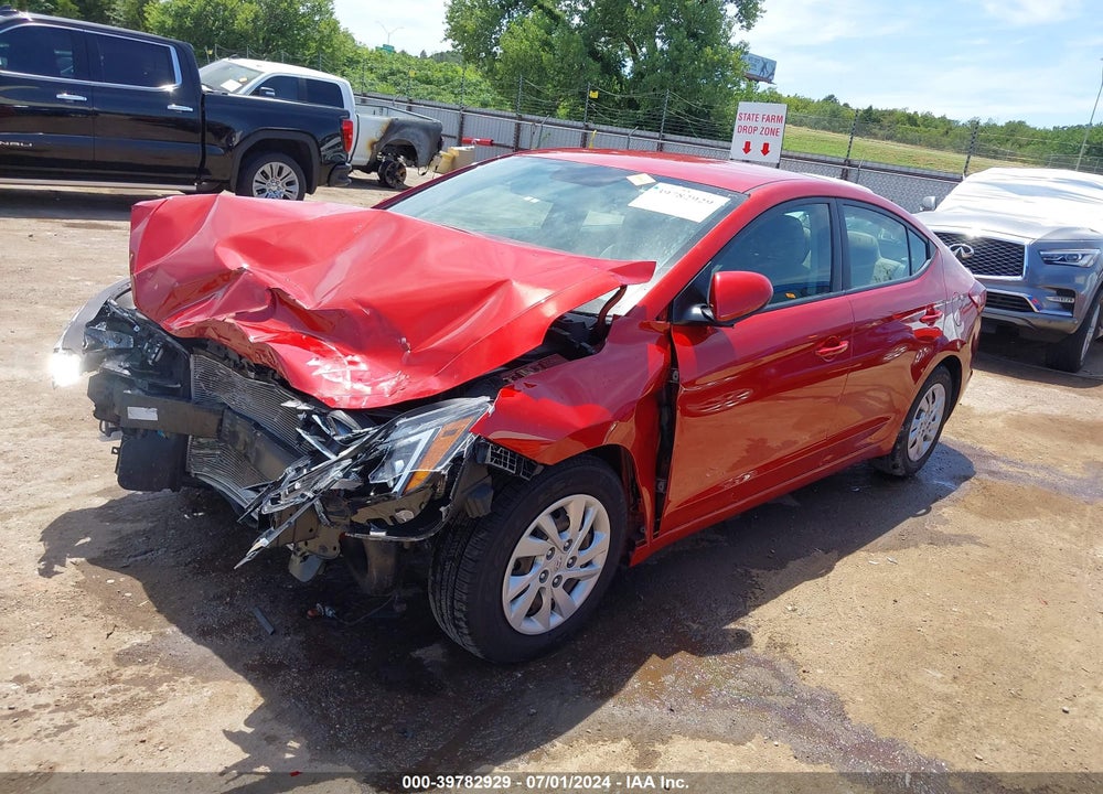 2019 HYUNDAI ELANTRA SE VIN: 5NPD74LF6KH472245
