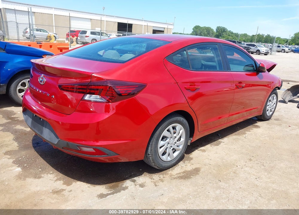 2019 HYUNDAI ELANTRA SE VIN: 5NPD74LF6KH472245