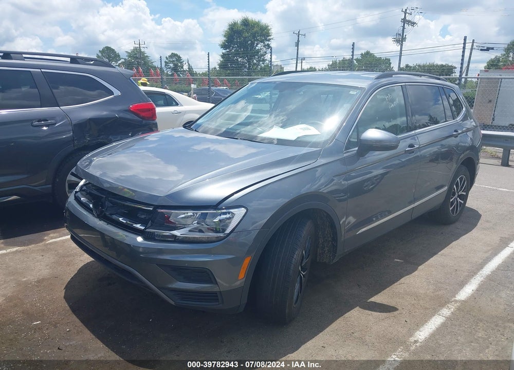 2021 VOLKSWAGEN TIGUAN 2.0T SE/2.0T SE R-LINE BLACK/2.0T SEL VIN: 3VV3B7AXXMM038304