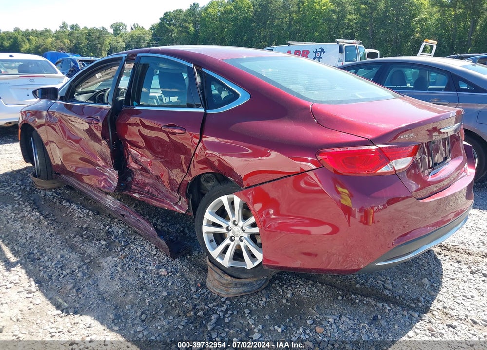 2016 CHRYSLER 200 LIMITED VIN: 1C3CCCAB2GN120437