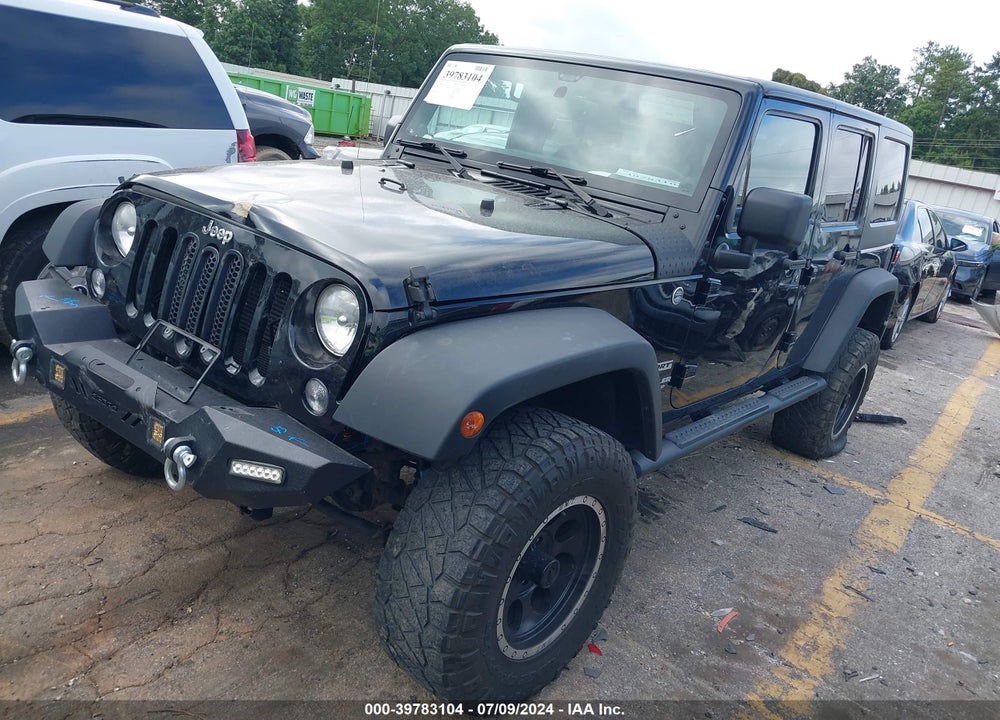 2014 JEEP WRANGLER UNLIMITED SPORT VIN: 1C4HJWDG1EL208405