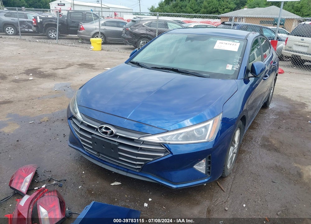 2019 HYUNDAI ELANTRA SEL VIN: 5NPD84LF8KH437428