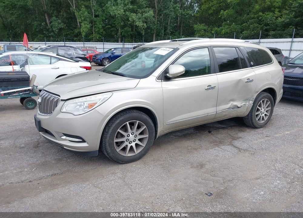 2014 BUICK ENCLAVE LEATHER VIN: 5GAKVBKD2EJ337505