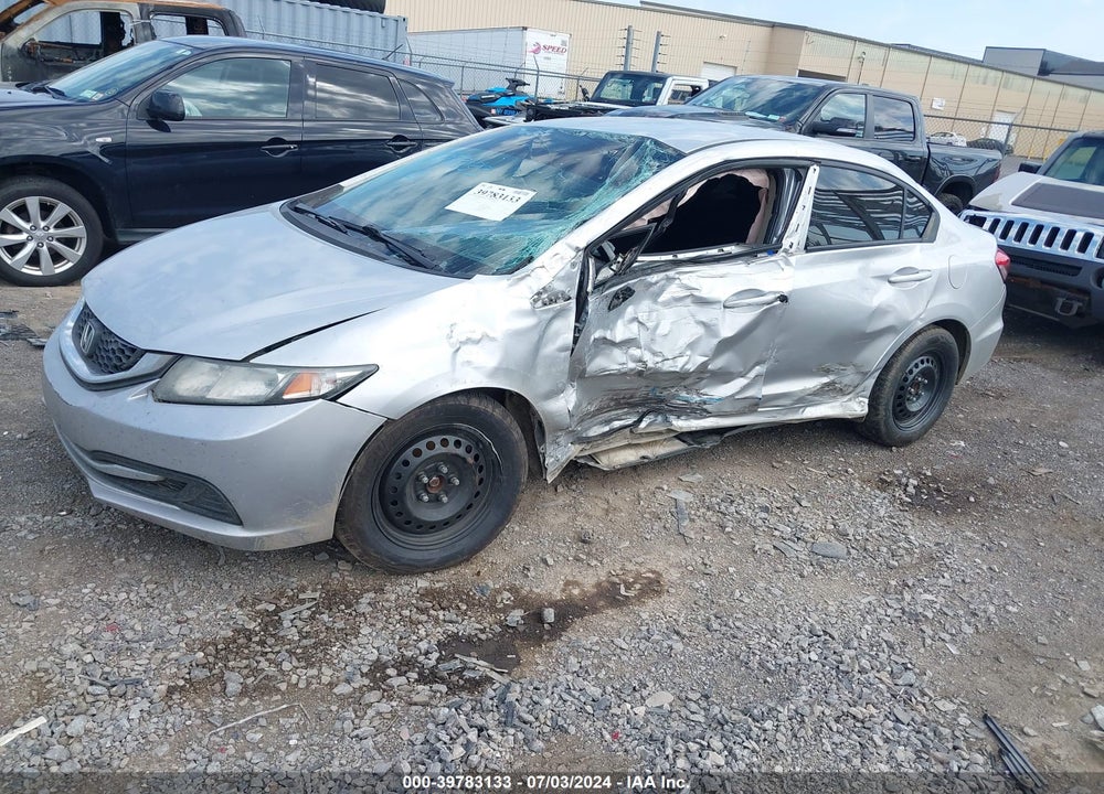 2015 HONDA CIVIC LX VIN: 19XFB2F52FE272939