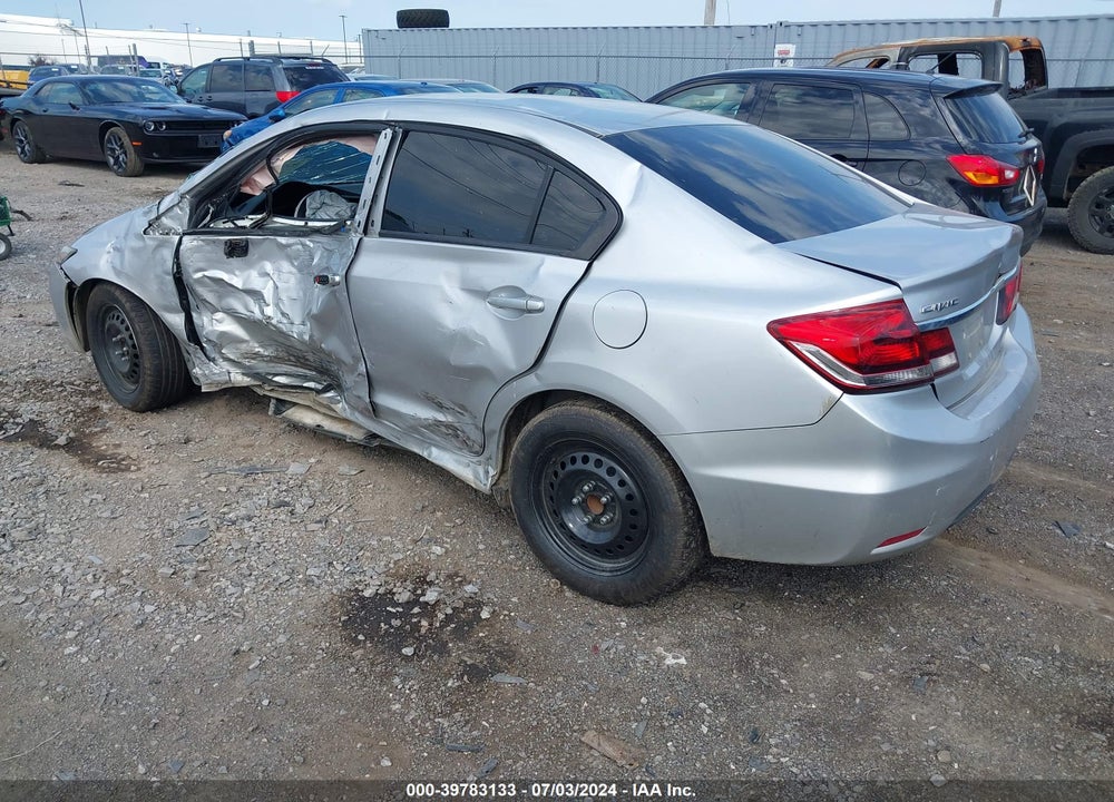 2015 HONDA CIVIC LX VIN: 19XFB2F52FE272939
