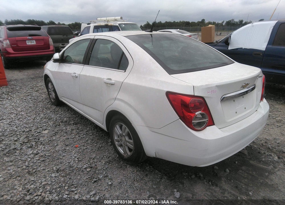 2013 CHEVROLET SONIC LT AUTO VIN: 1G1JC5SH6D4113986