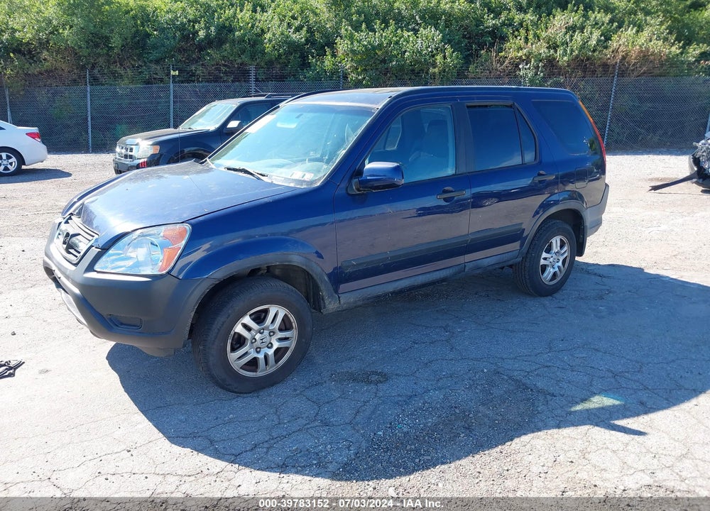 2004 HONDA CR-V EX VIN: SHSRD78834U226337