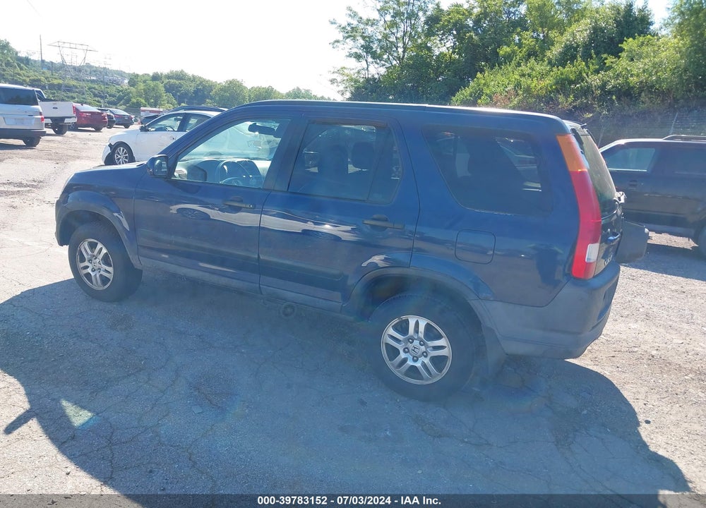 2004 HONDA CR-V EX VIN: SHSRD78834U226337