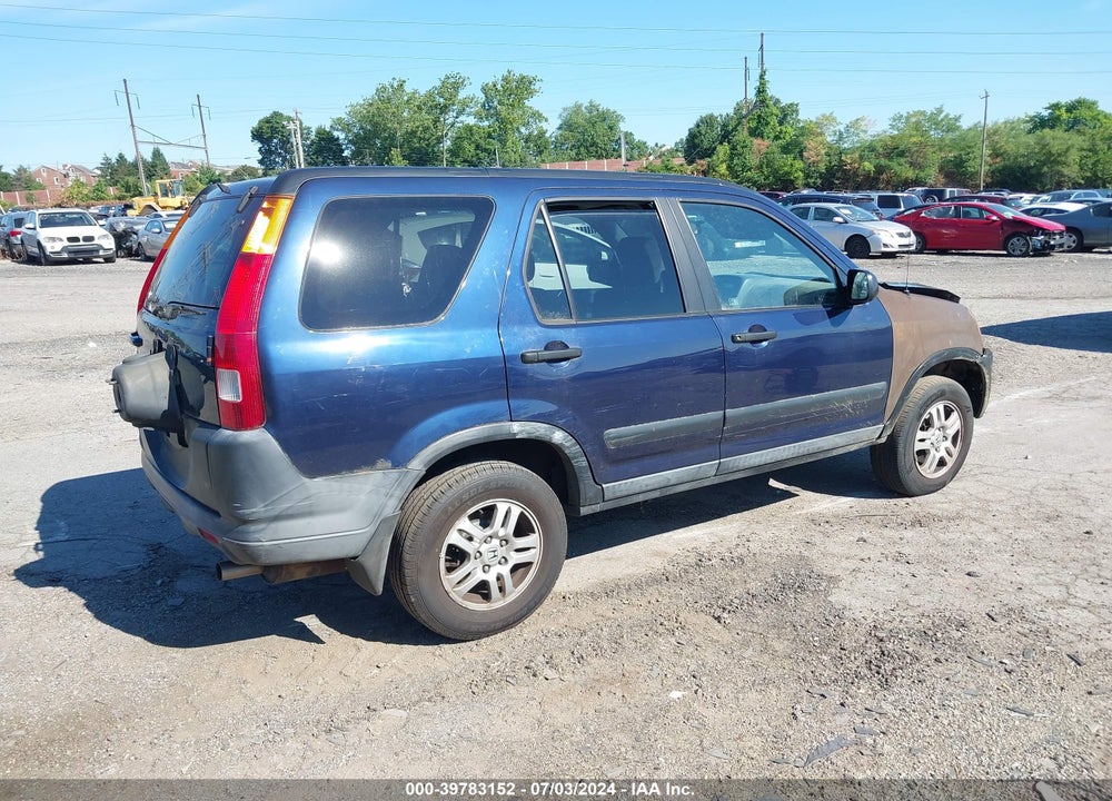 2004 HONDA CR-V EX VIN: SHSRD78834U226337
