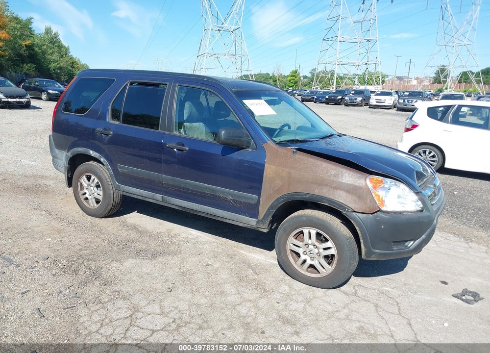 2004 HONDA CR-V EX VIN: SHSRD78834U226337
