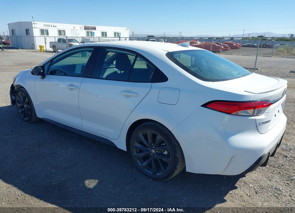 2024 TOYOTA COROLLA SE VIN: 5YFP4MCE3RP181308
