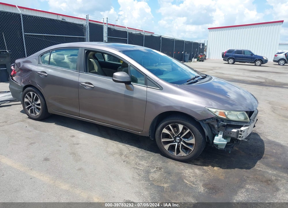 2013 HONDA CIVIC EX-L VIN: 2HGFB2F98DH543573