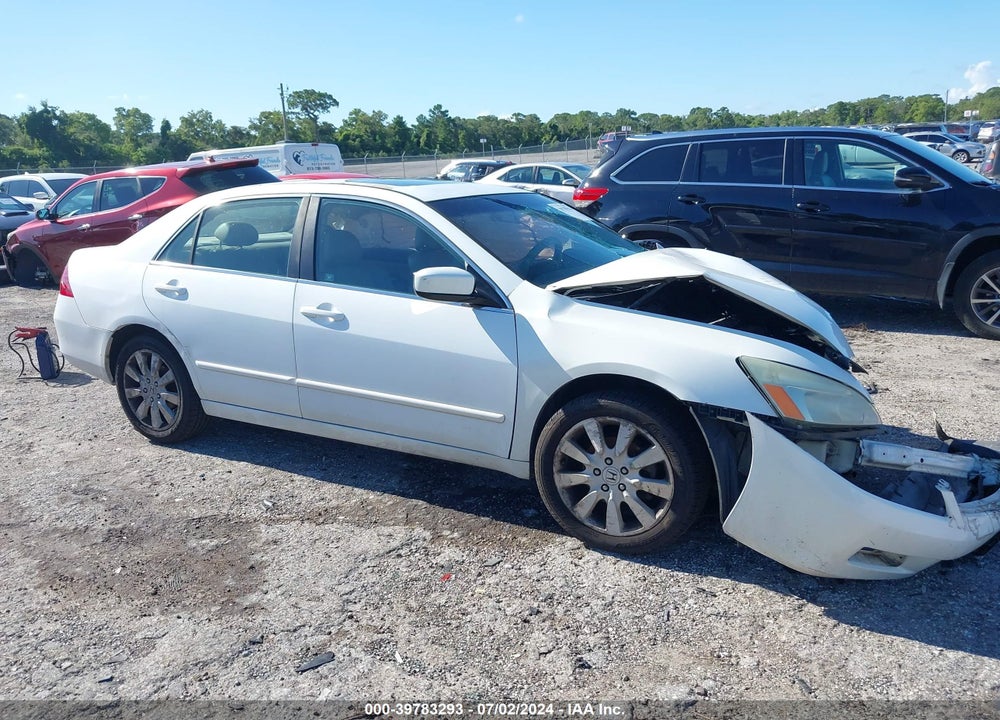 2007 HONDA ACCORD 3.0 EX VIN: 1HGCM66877A018664