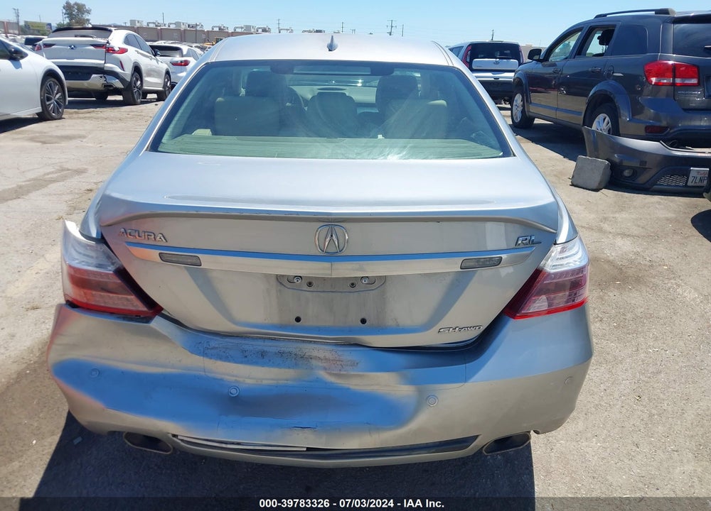 2012 ACURA RL 3.7L TECHNOLOGY PACKAGE VIN: JH4KB2F67CC000198