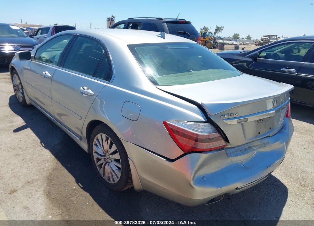 2012 ACURA RL 3.7L TECHNOLOGY PACKAGE VIN: JH4KB2F67CC000198