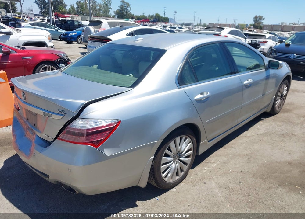 2012 ACURA RL 3.7L TECHNOLOGY PACKAGE VIN: JH4KB2F67CC000198