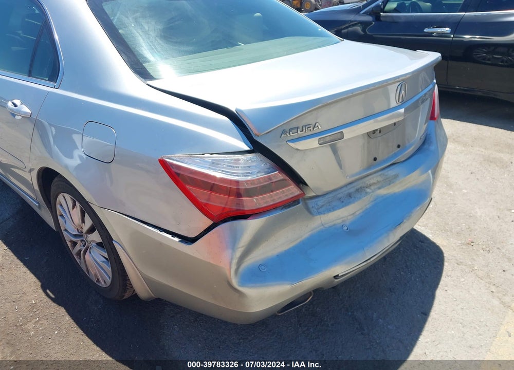 2012 ACURA RL 3.7L TECHNOLOGY PACKAGE VIN: JH4KB2F67CC000198