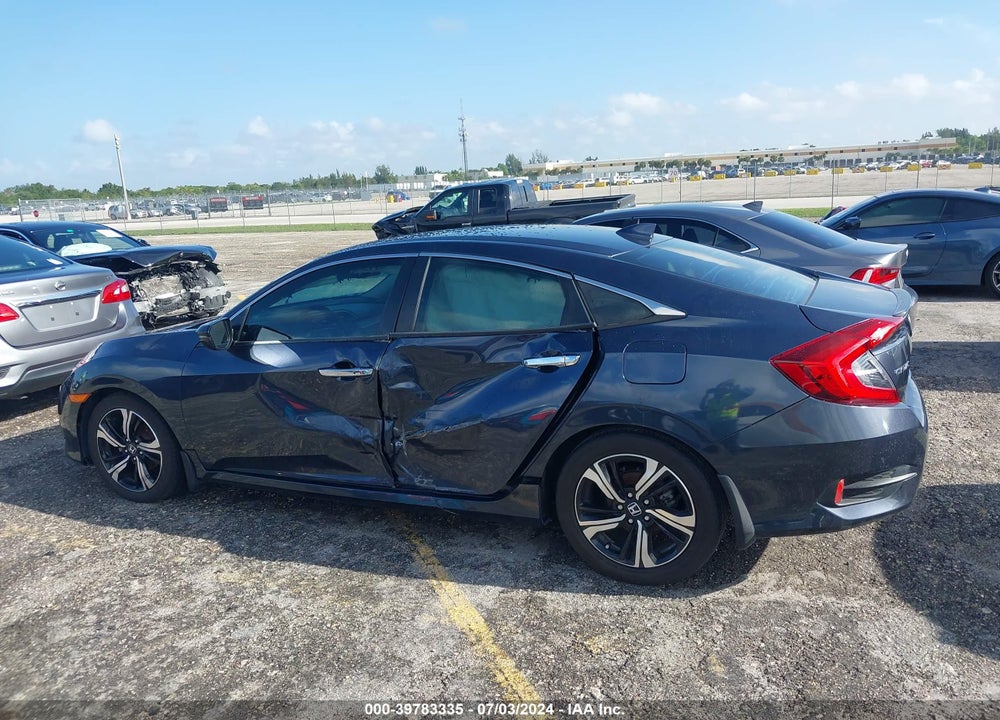 2016 HONDA CIVIC TOURING VIN: 19XFC1F91GE040277
