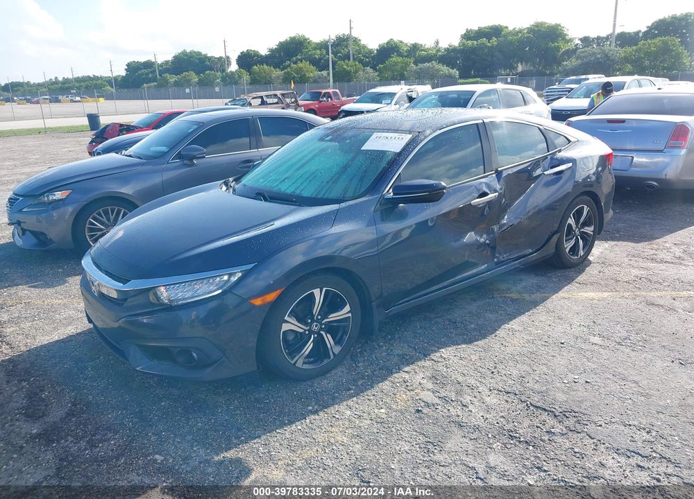 2016 HONDA CIVIC TOURING VIN: 19XFC1F91GE040277