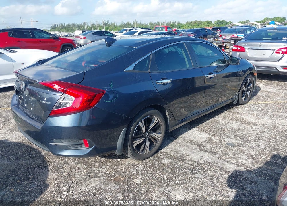 2016 HONDA CIVIC TOURING VIN: 19XFC1F91GE040277