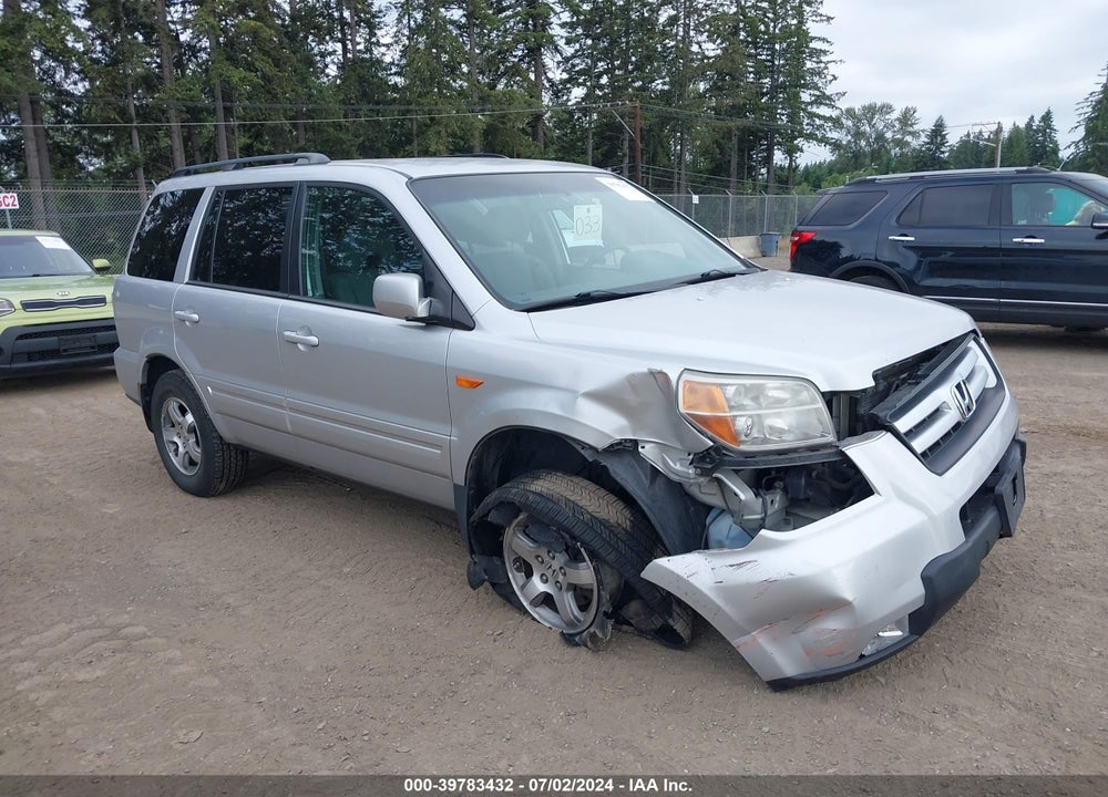 2007 HONDA PILOT EX VIN: 2HKYF18477H509773
