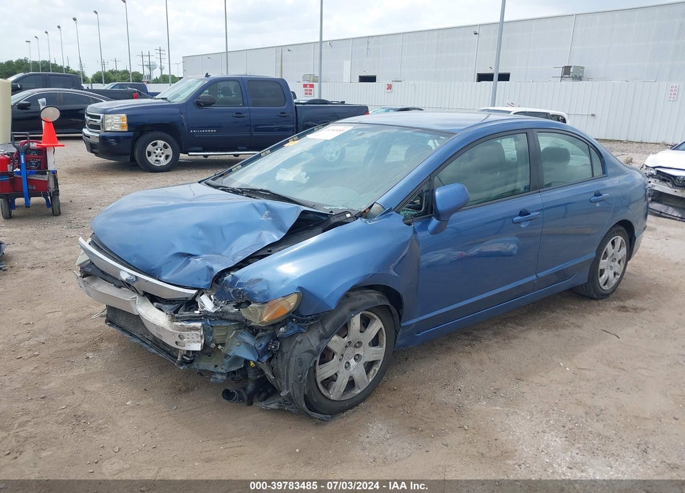 2010 HONDA CIVIC LX VIN: 2HGFA1F56AH318316