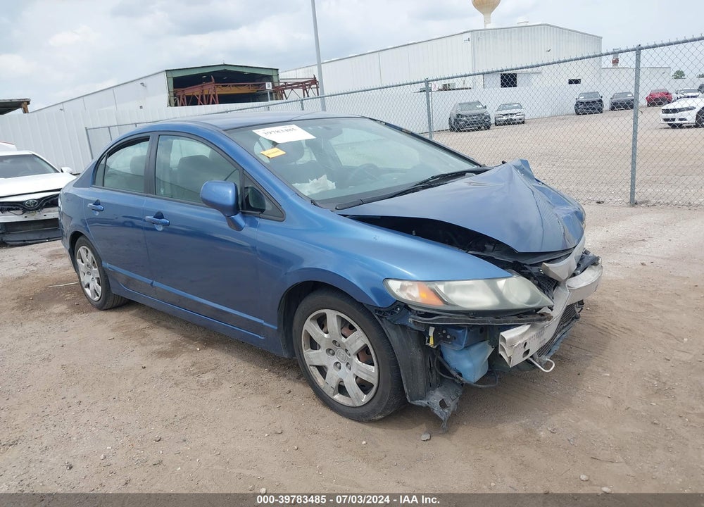 2010 HONDA CIVIC LX VIN: 2HGFA1F56AH318316
