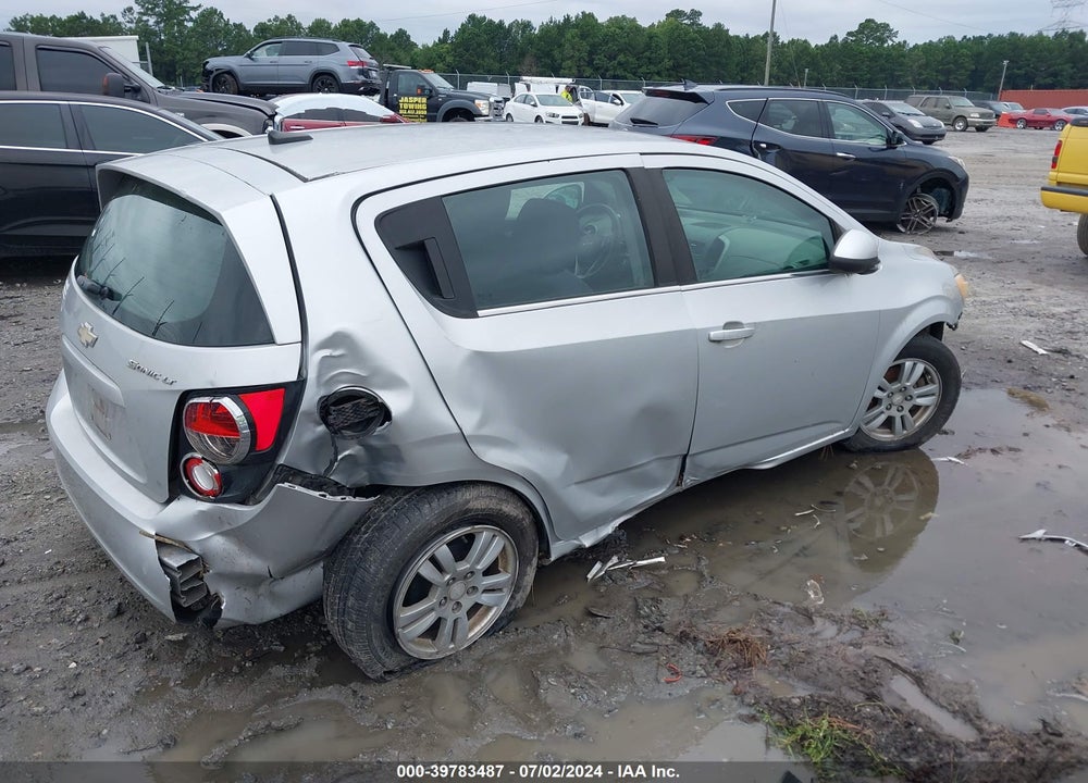 2014 CHEVROLET SONIC LT AUTO VIN: 1G1JC6SH4E4106347