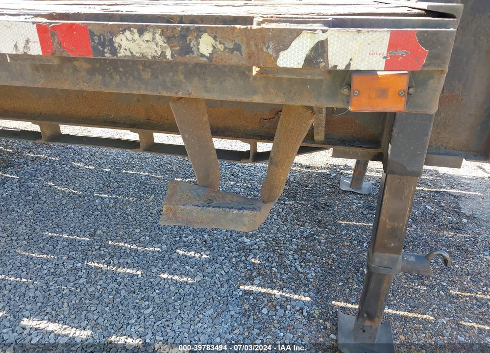 2012 TEXAS PRIDE GOOSENECK FLATBED TR VIN: 1B9K2UGT5CC624428