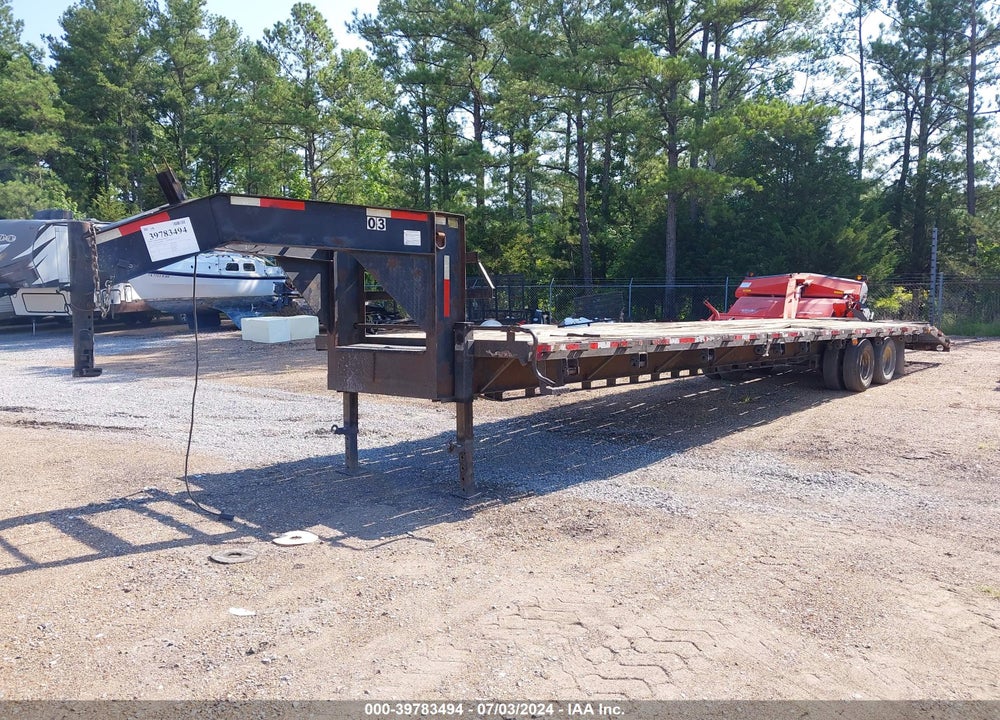 2012 TEXAS PRIDE GOOSENECK FLATBED TR VIN: 1B9K2UGT5CC624428