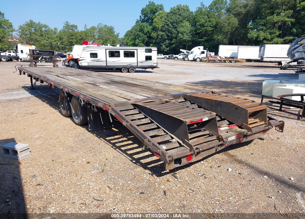 2012 TEXAS PRIDE GOOSENECK FLATBED TR VIN: 1B9K2UGT5CC624428