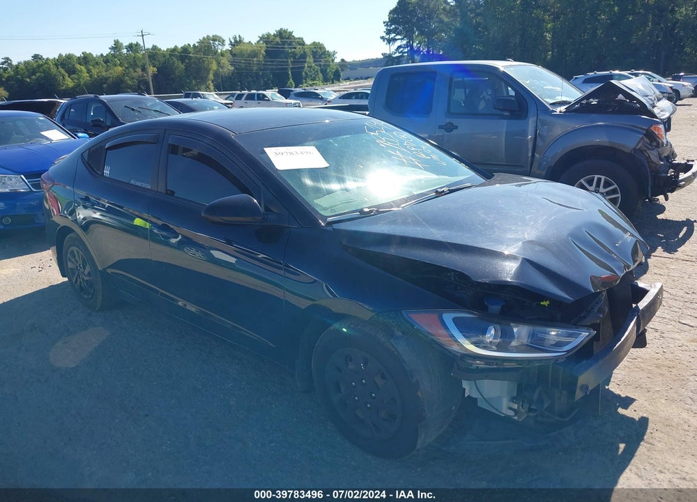 2018 HYUNDAI ELANTRA SE VIN: KMHD74LFXJU475570