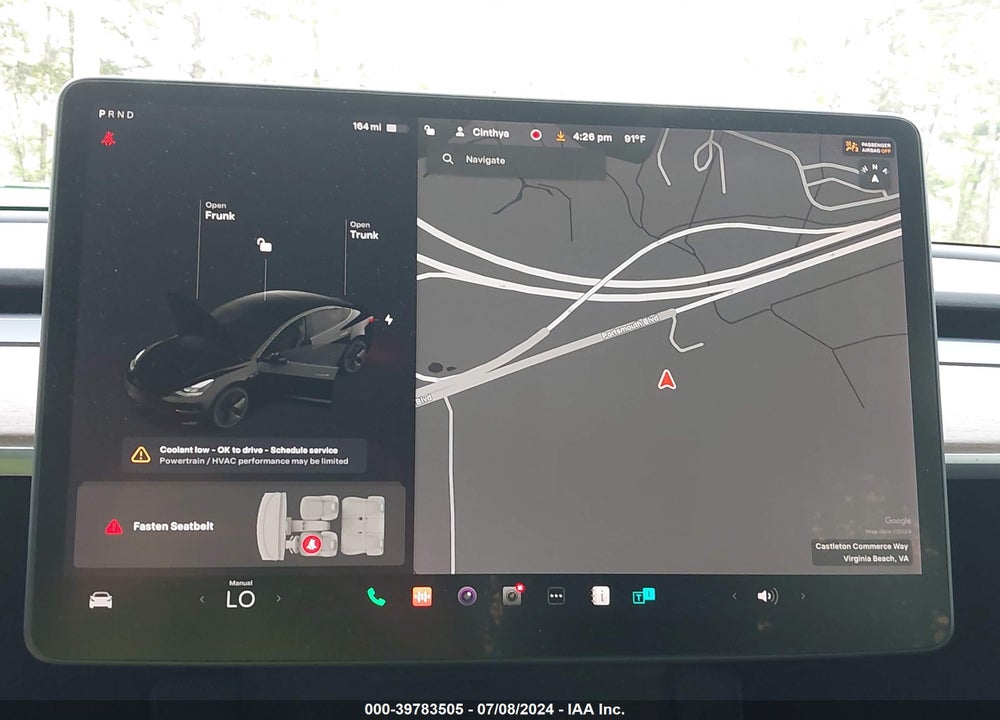 2021 TESLA MODEL 3 LONG RANGE DUAL MOTOR ALL-WHEEL DRIVE VIN: 5YJ3E1EB6MF974376