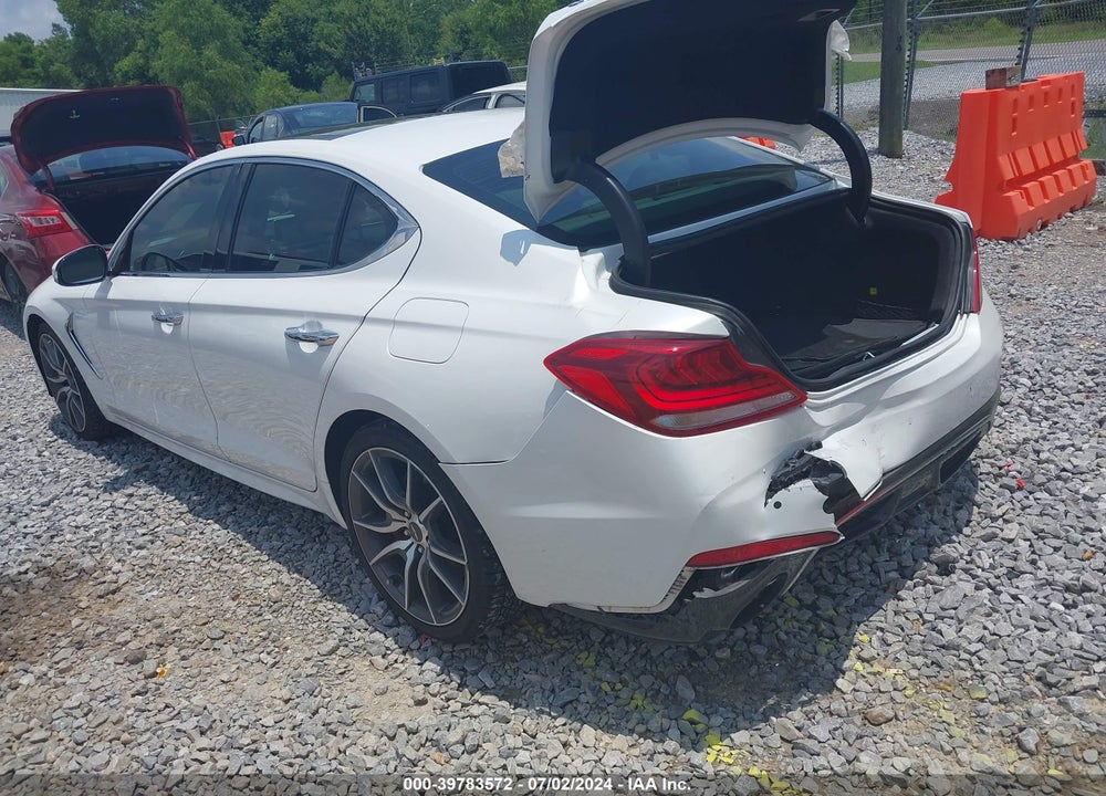 2021 GENESIS G70 3.3T RWD VIN: KMTG74LE7MU070376