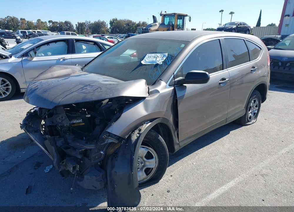2013 HONDA CR-V LX VIN: 5J6RM3H36DL012454