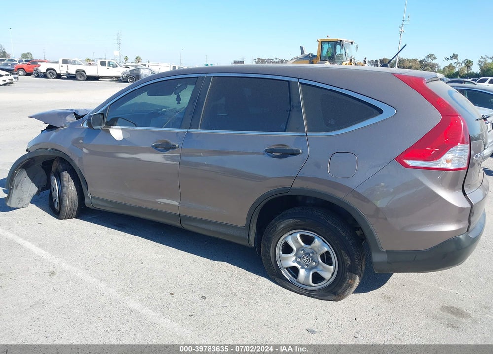 2013 HONDA CR-V LX VIN: 5J6RM3H36DL012454