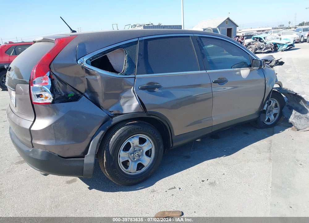 2013 HONDA CR-V LX VIN: 5J6RM3H36DL012454