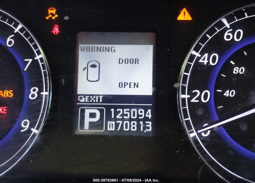 2012 INFINITI EX35 JOURNEY VIN: JN1AJ0HR9CM452906