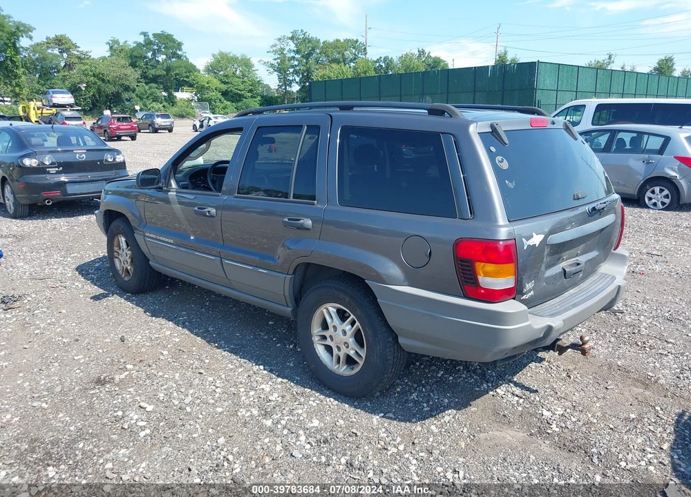 2002 JEEP GRAND CHEROKEE LAREDO VIN: 1J4GW48S12C169885