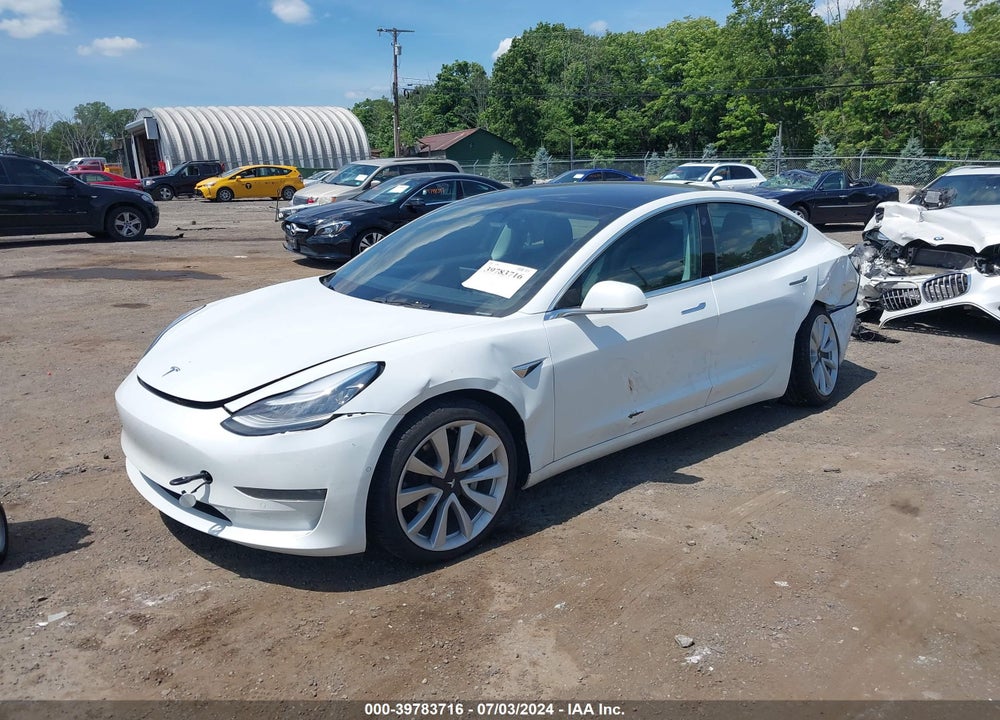 2020 TESLA MODEL 3 LONG RANGE DUAL MOTOR ALL-WHEEL DRIVE VIN: 5YJ3E1EB3LF621009