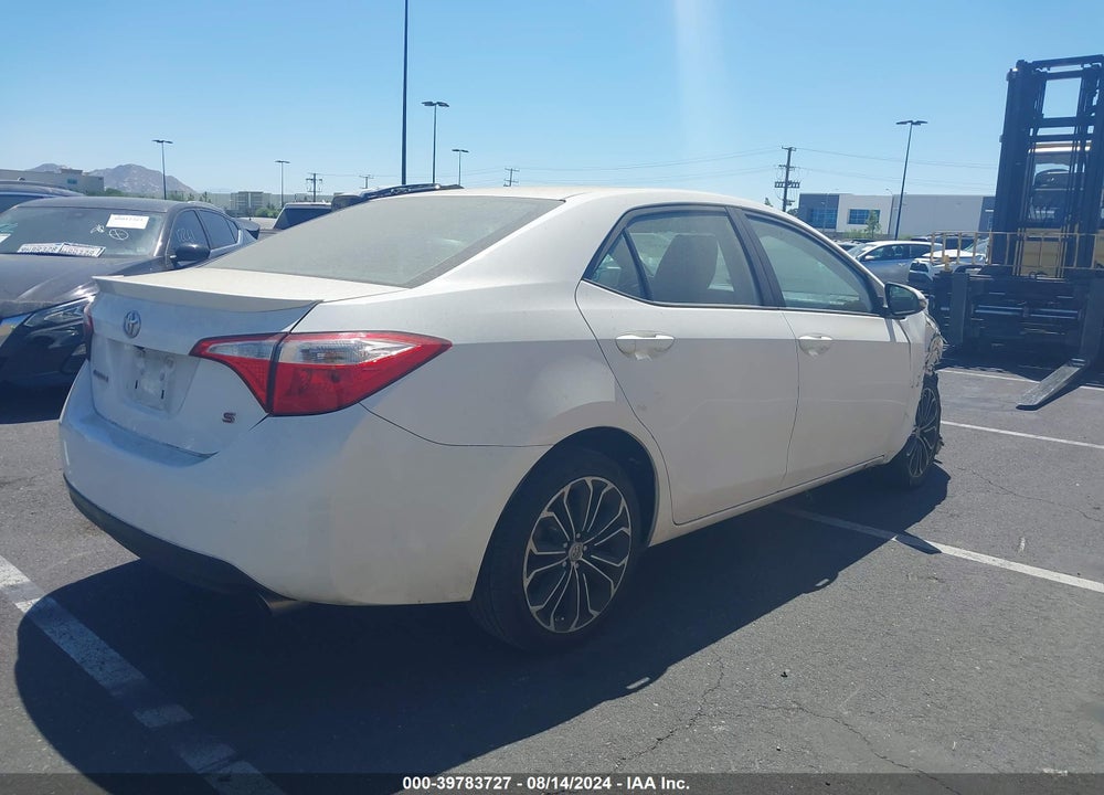 2015 TOYOTA COROLLA S PLUS VIN: 5YFBURHEXFP347139