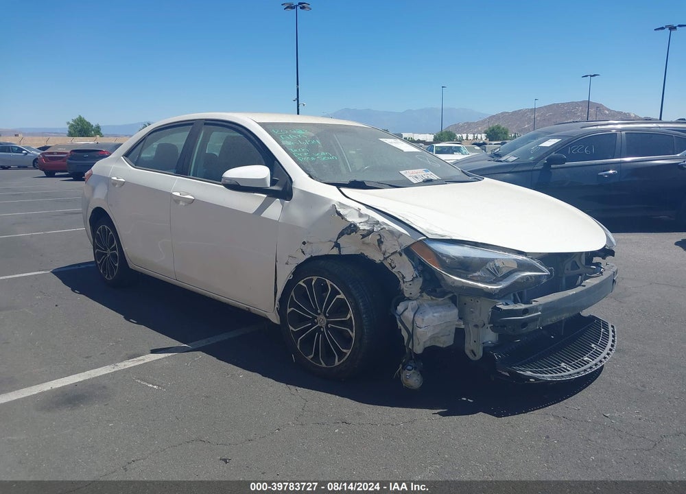 2015 TOYOTA COROLLA S PLUS VIN: 5YFBURHEXFP347139