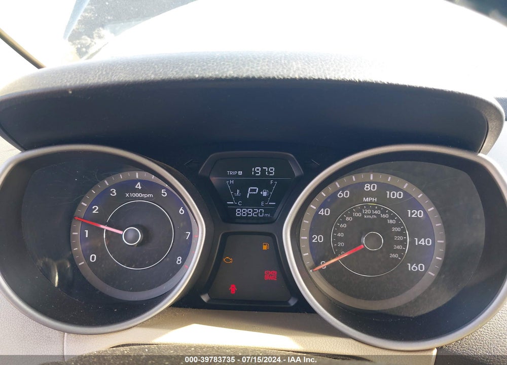 2015 HYUNDAI ELANTRA SPORT VIN: KMHDH4AH8FU380420