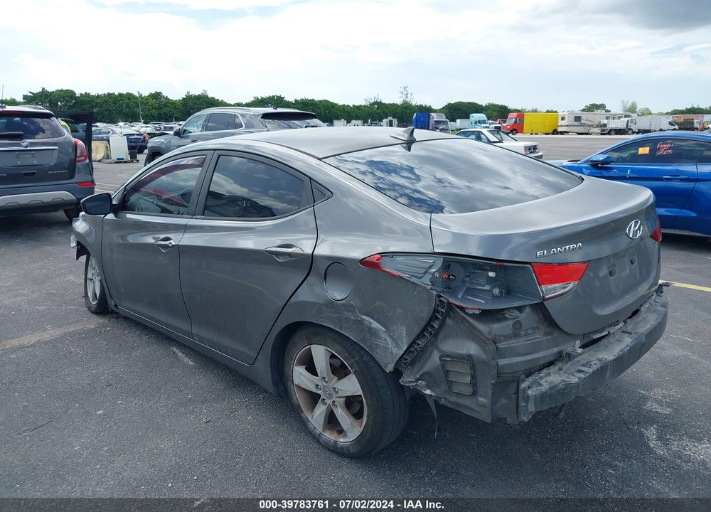 2012 HYUNDAI ELANTRA GLS VIN: 5NPDH4AE6CH139620