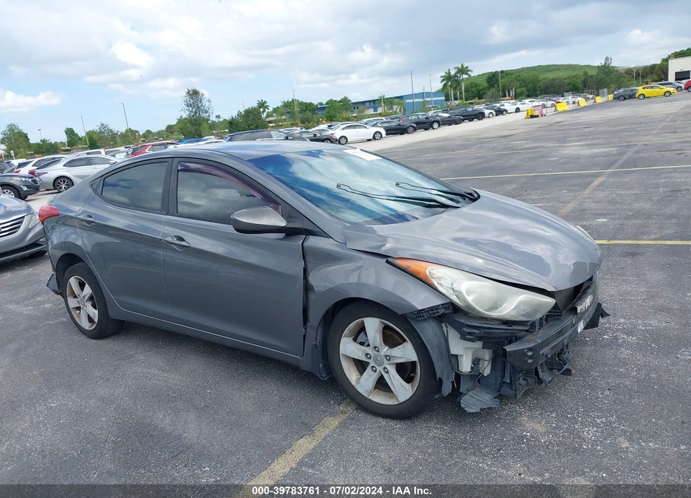 2012 HYUNDAI ELANTRA GLS VIN: 5NPDH4AE6CH139620