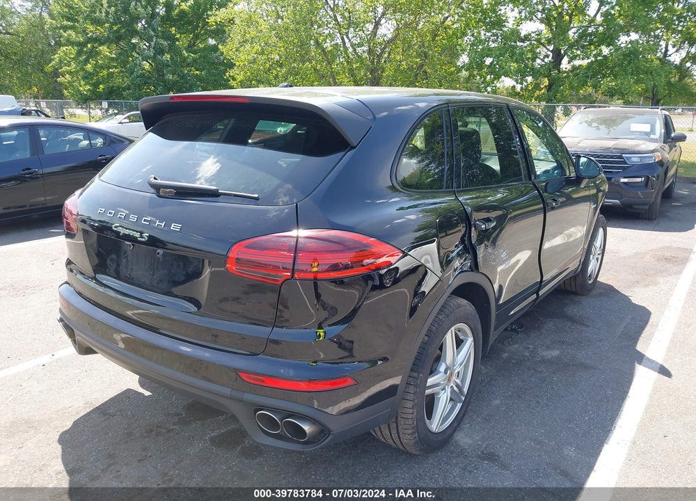2016 PORSCHE CAYENNE E-HYBRID S VIN: WP1AE2A29GLA61873