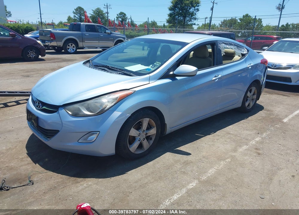 2012 HYUNDAI ELANTRA GLS (ULSAN PLANT) VIN: KMHDH4AE2CU403188